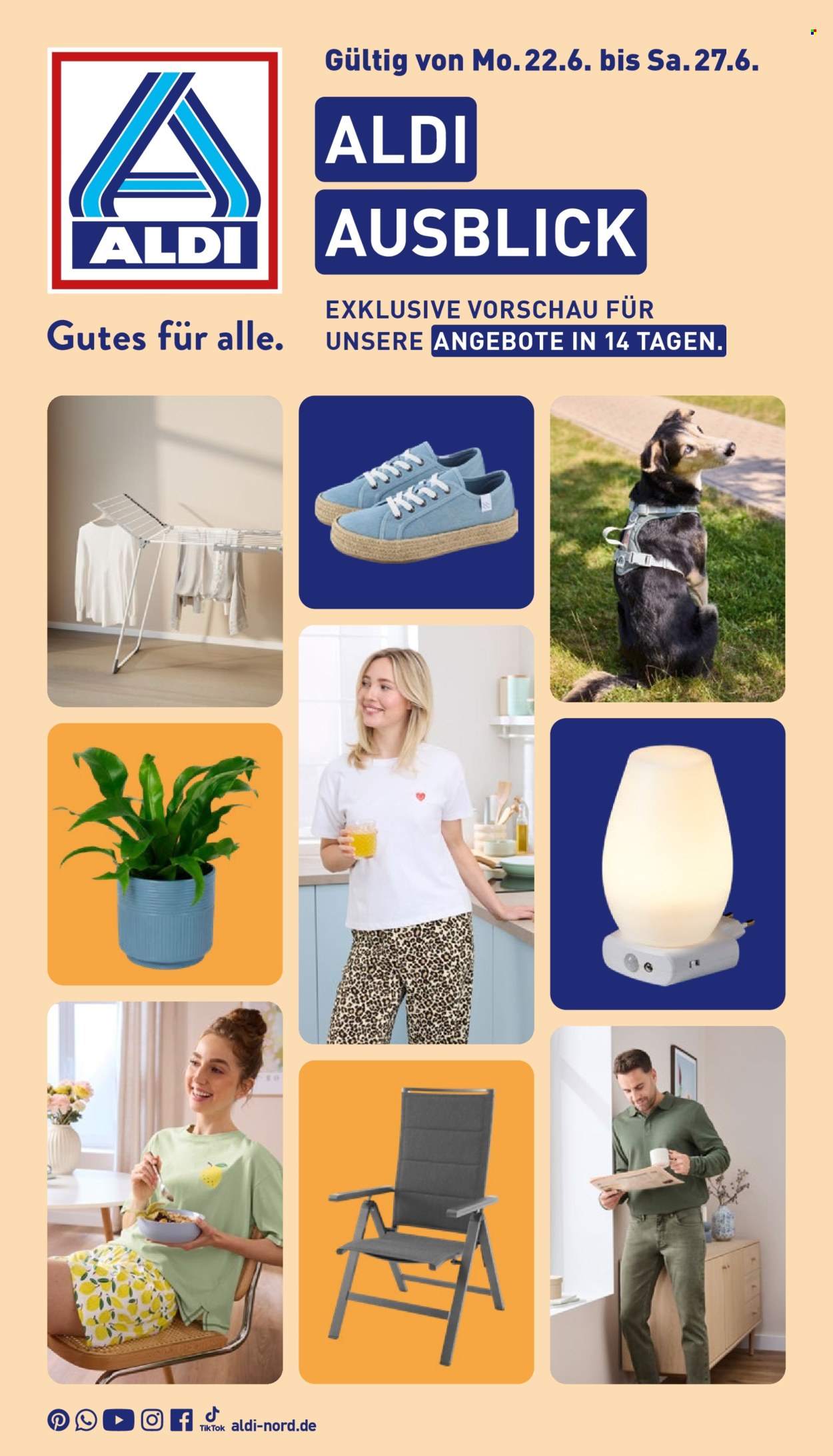 Leták ALDI Nord - 22.6.2026 - 27.6.2026. Strana 1