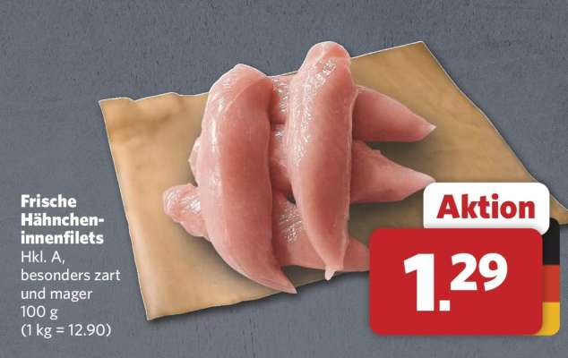 Frische Hähncheninnenfilets