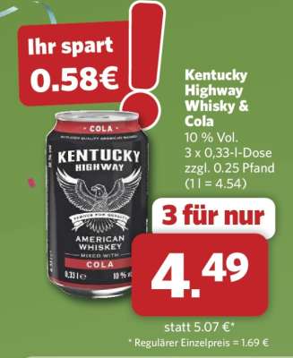 Kentucky Highway Whisky & Cola