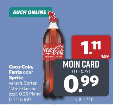 Coca-Cola, Fanta oder Sprite