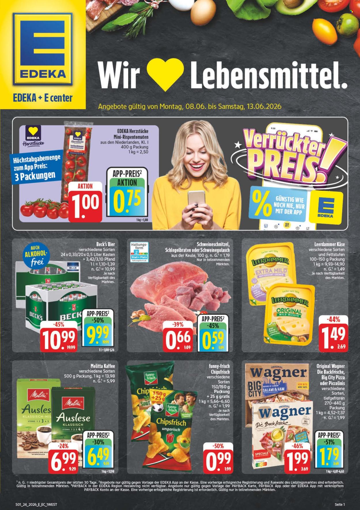 Leták Edeka - 8.6.2026 - 13.6.2026. Strana 1