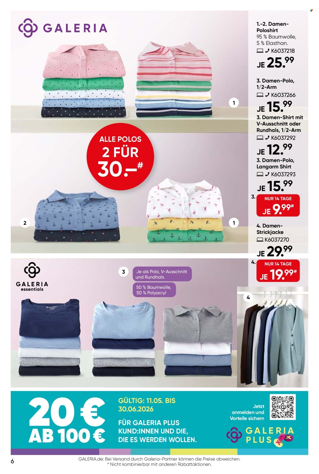Leták GALERIA Karstadt Kaufhof - 10.6.2026 - 23.6.2026. Strana 6