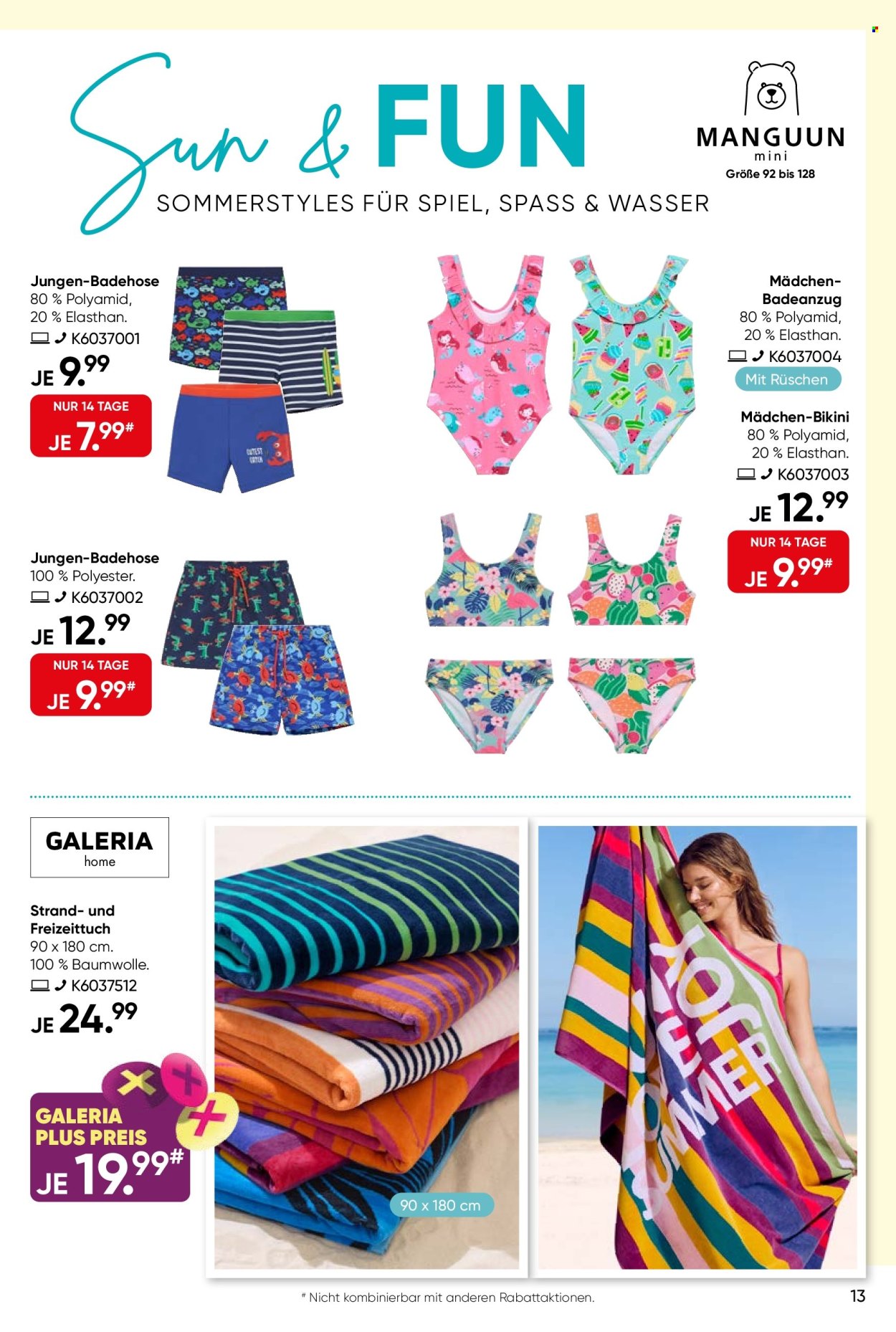 Leták GALERIA Karstadt Kaufhof - 10.6.2026 - 23.6.2026. Strana 13