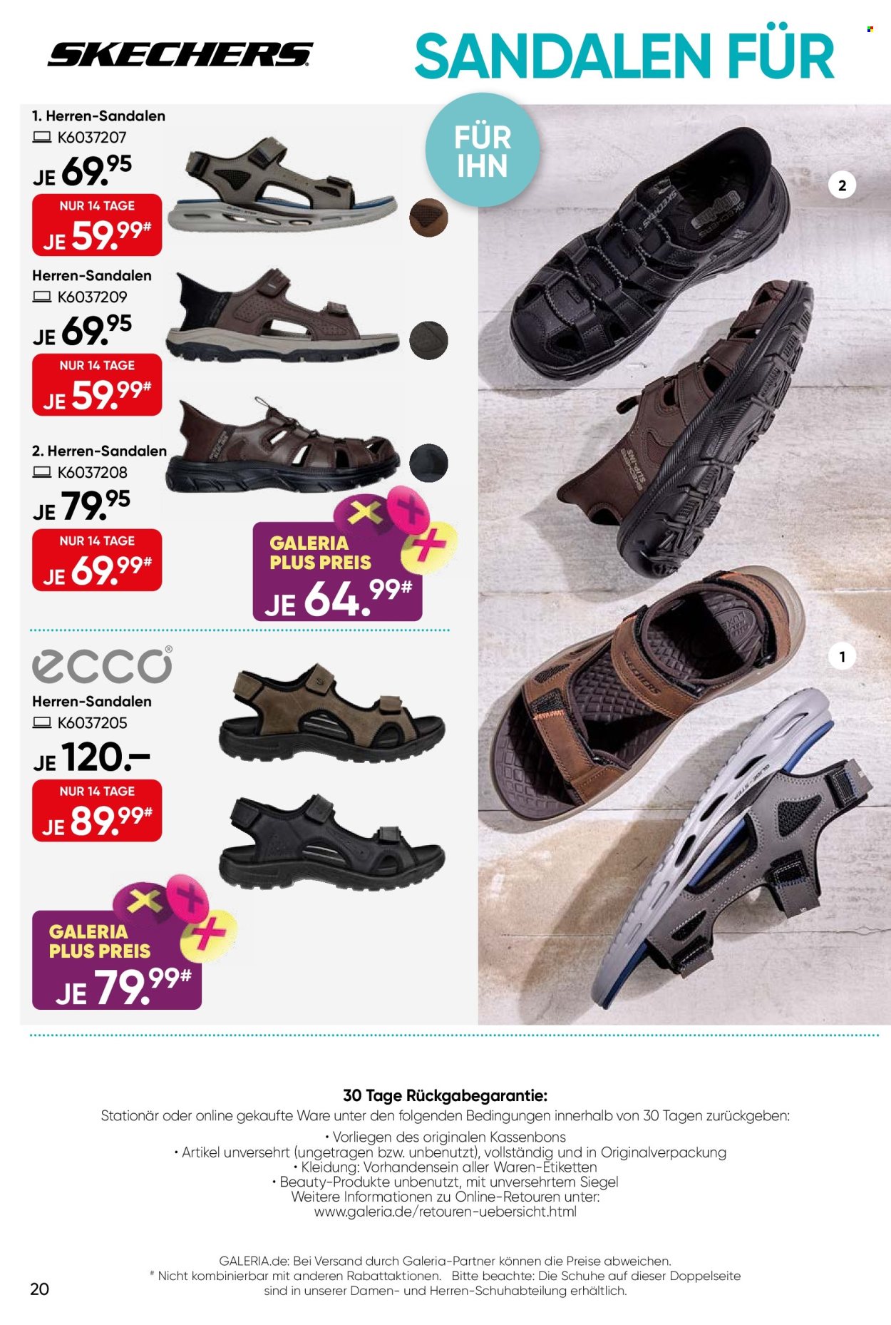 Leták GALERIA Karstadt Kaufhof - 10.6.2026 - 23.6.2026. Strana 20