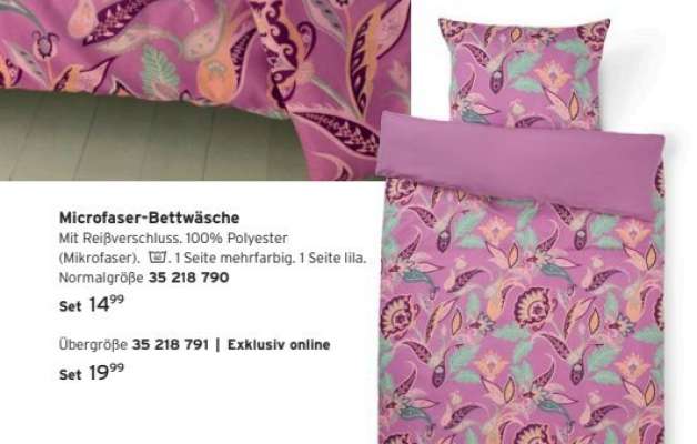 Microfaser Bettwäsche