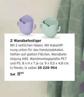2 Wandbefestiger