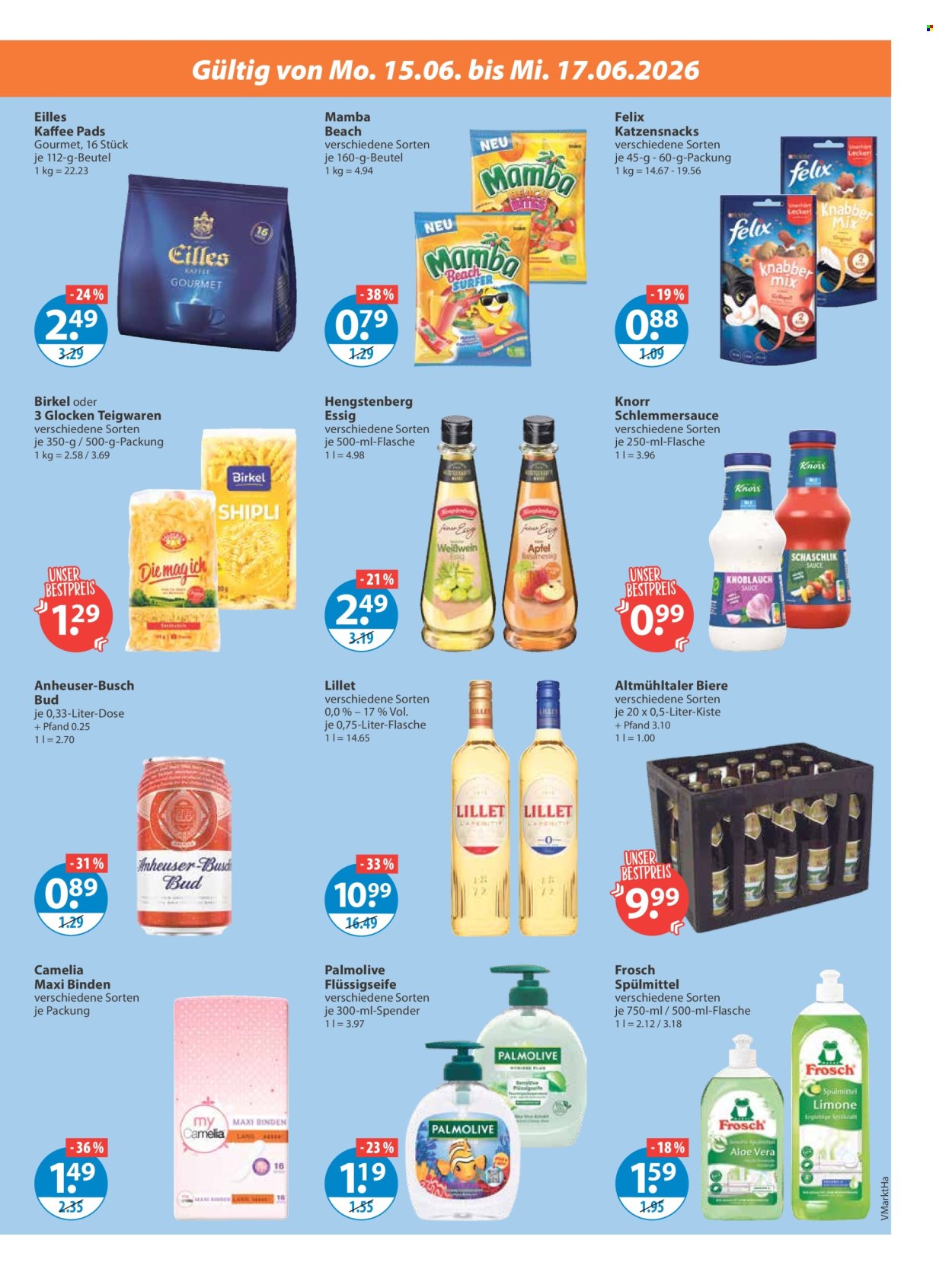 Leták V-Markt - 15.6.2026 - 17.6.2026. Strana 3