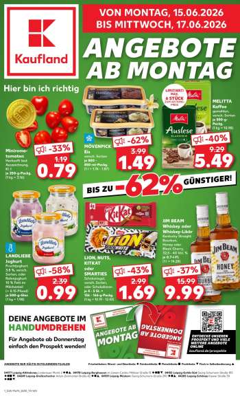 Prospekte Kaufland - 15.06.2026 - 17.06.2026.