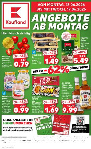 Leták Kaufland - 15.6.2026 - 17.6.2026.