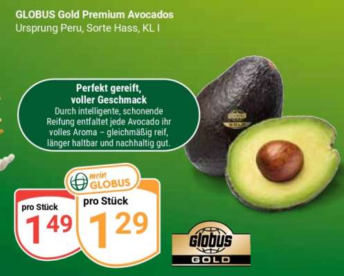 GLOBUS Gold Premium Avocados
