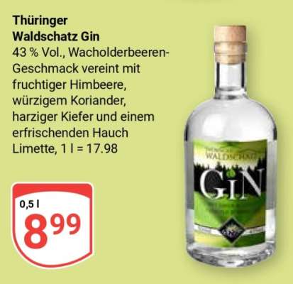 Thüringer Waldschatz Gin