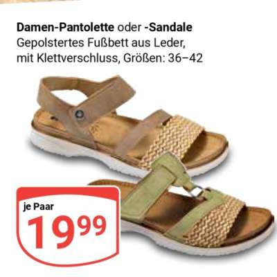 Damen-Pantolette oder -Sandale