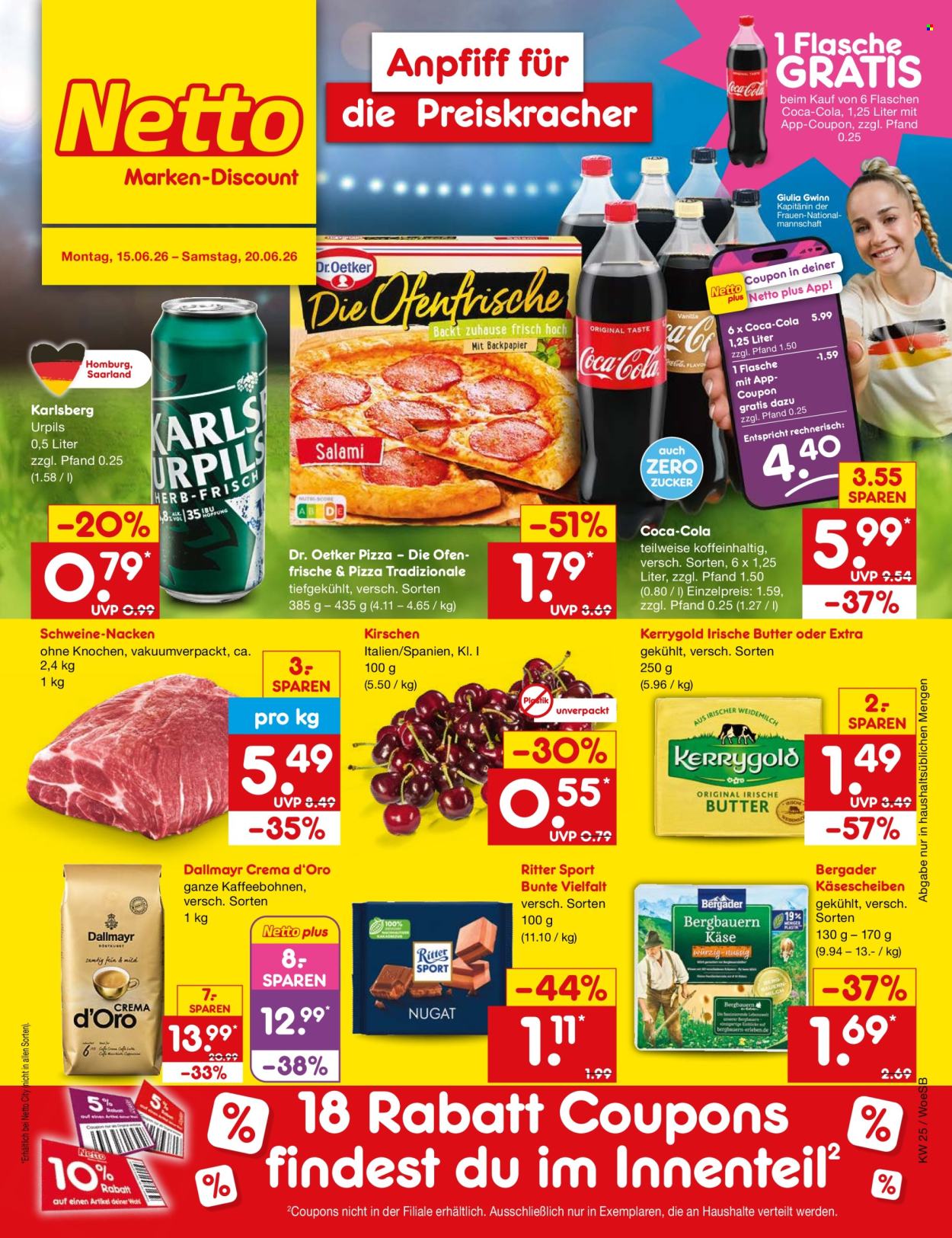 Netto Marken-Discount Prospekte  - 15.06.2026 - 20.06.2026. Seite 1