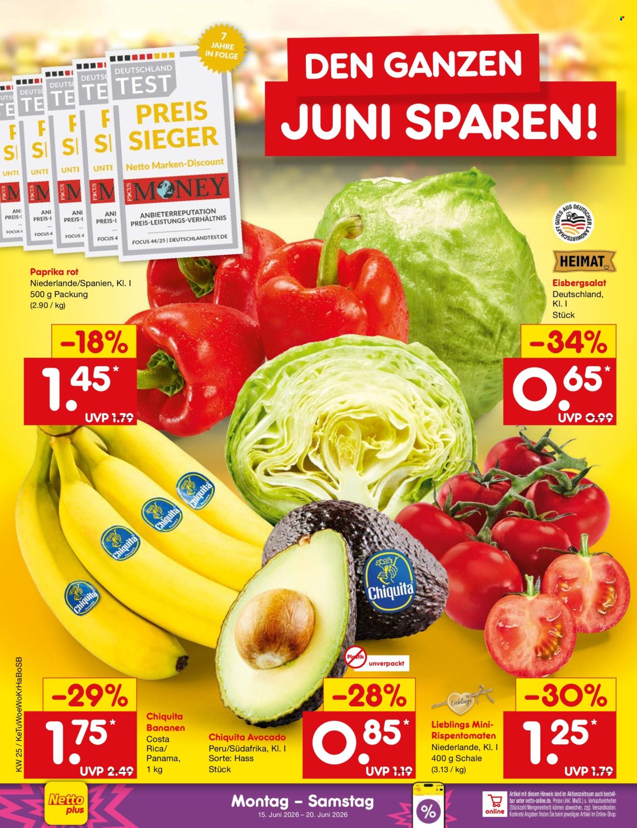 Leták Netto Marken-Discount - 15.6.2026 - 20.6.2026. Strana 8