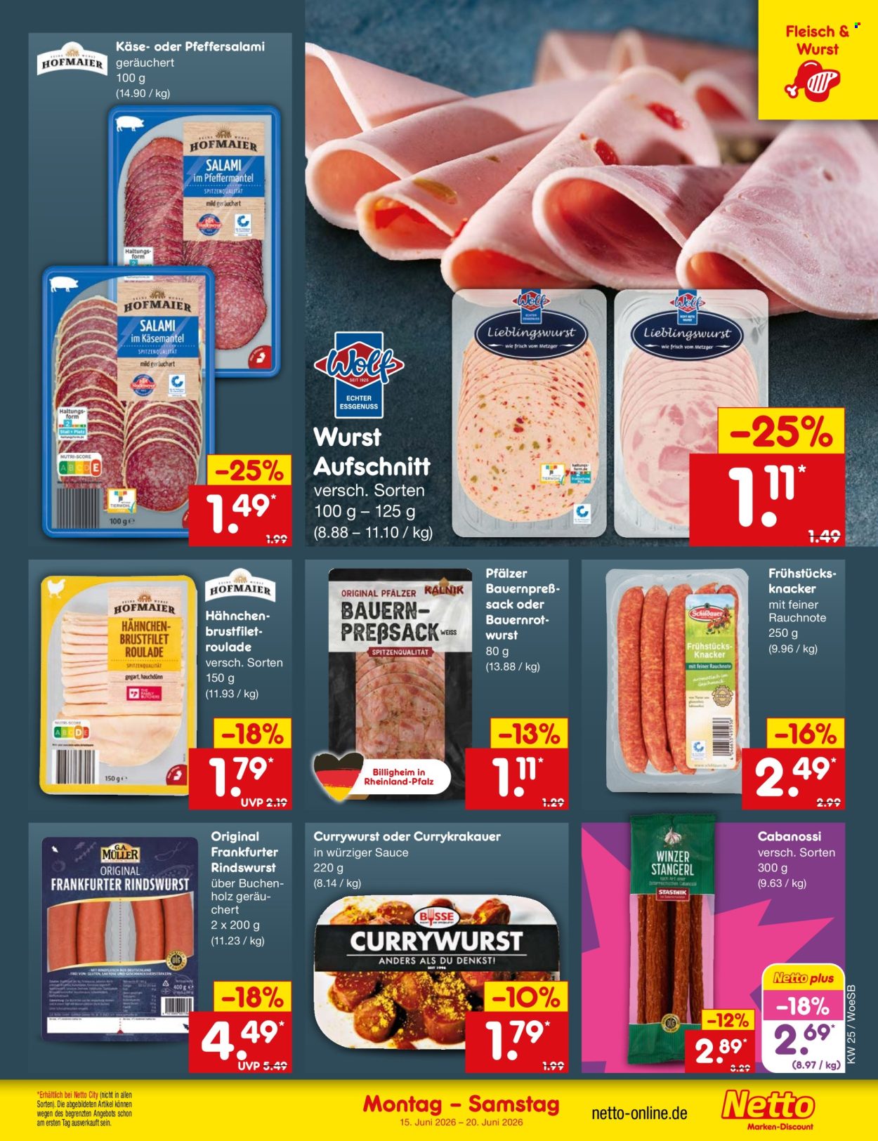 Netto Marken-Discount Prospekte  - 15.06.2026 - 20.06.2026. Seite 13