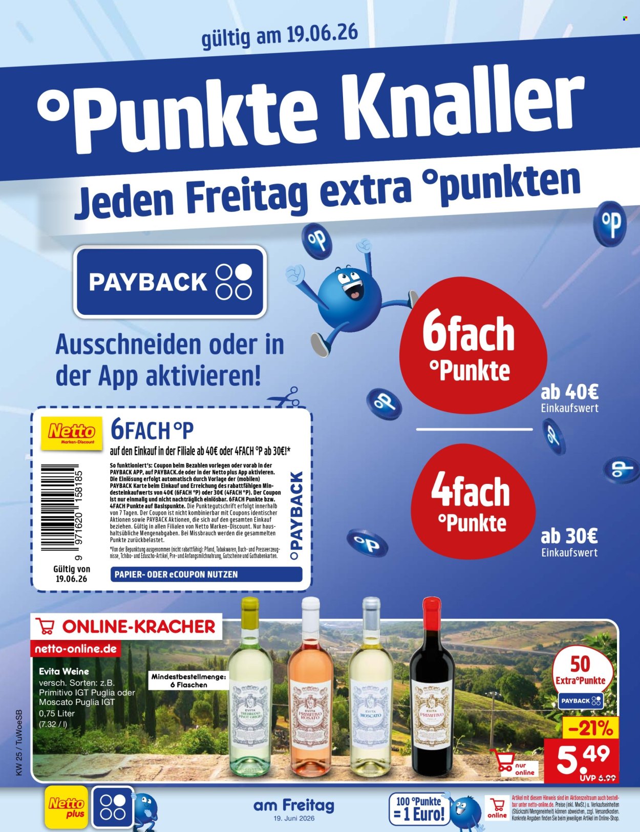 Netto Marken-Discount Prospekte  - 15.06.2026 - 20.06.2026. Seite 62