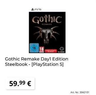 Gothic Remake Day1 Edition Steelbook - [PlayStation 5]