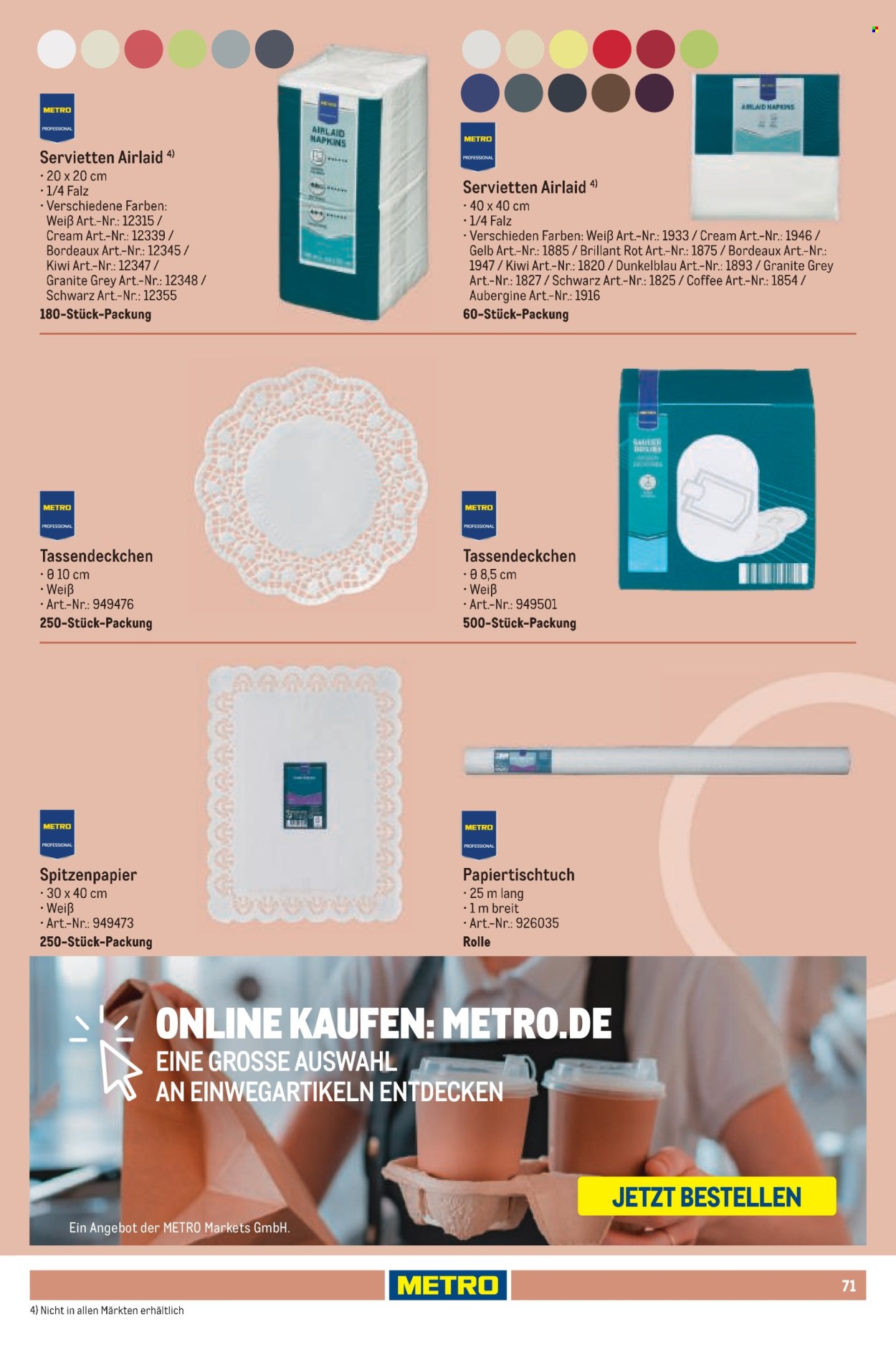 Metro Prospekte . Seite 71