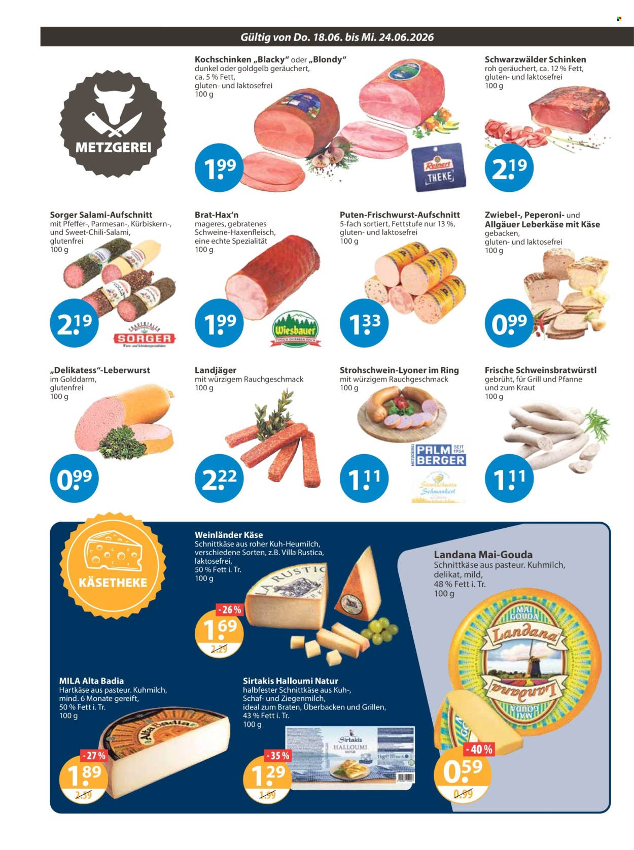 Leták V-Markt - 18.6.2026 - 24.6.2026. Strana 2