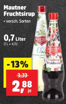 Mautner Fruchtsirup