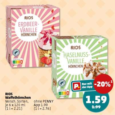 RIOS Waffelhörnchen