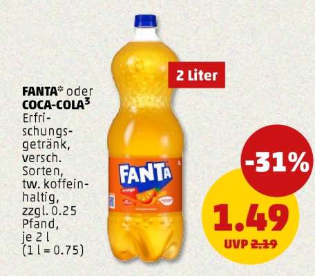 FANTA* oder COCA-COLA³