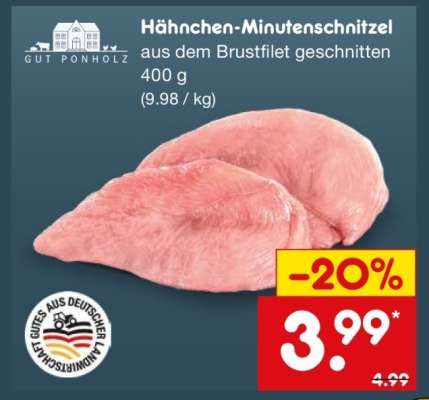 Hähnchen-Minutenschnitzel