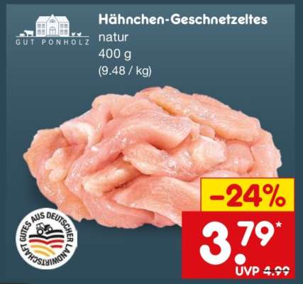 Hähnchen Geschnetzeltes