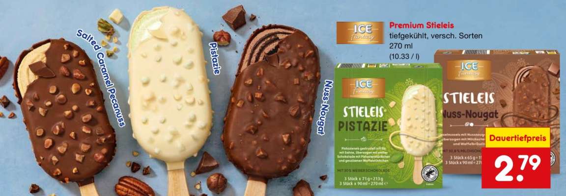 Premium Stieleis