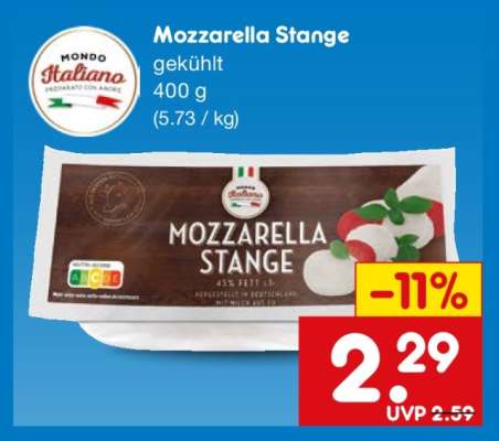 Mozzarella Stange