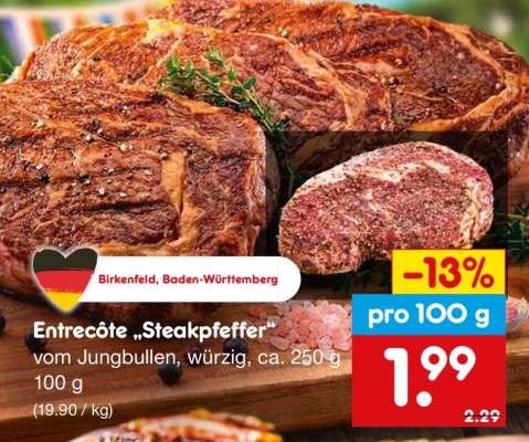 Entrecôte „Steakpfeffer“