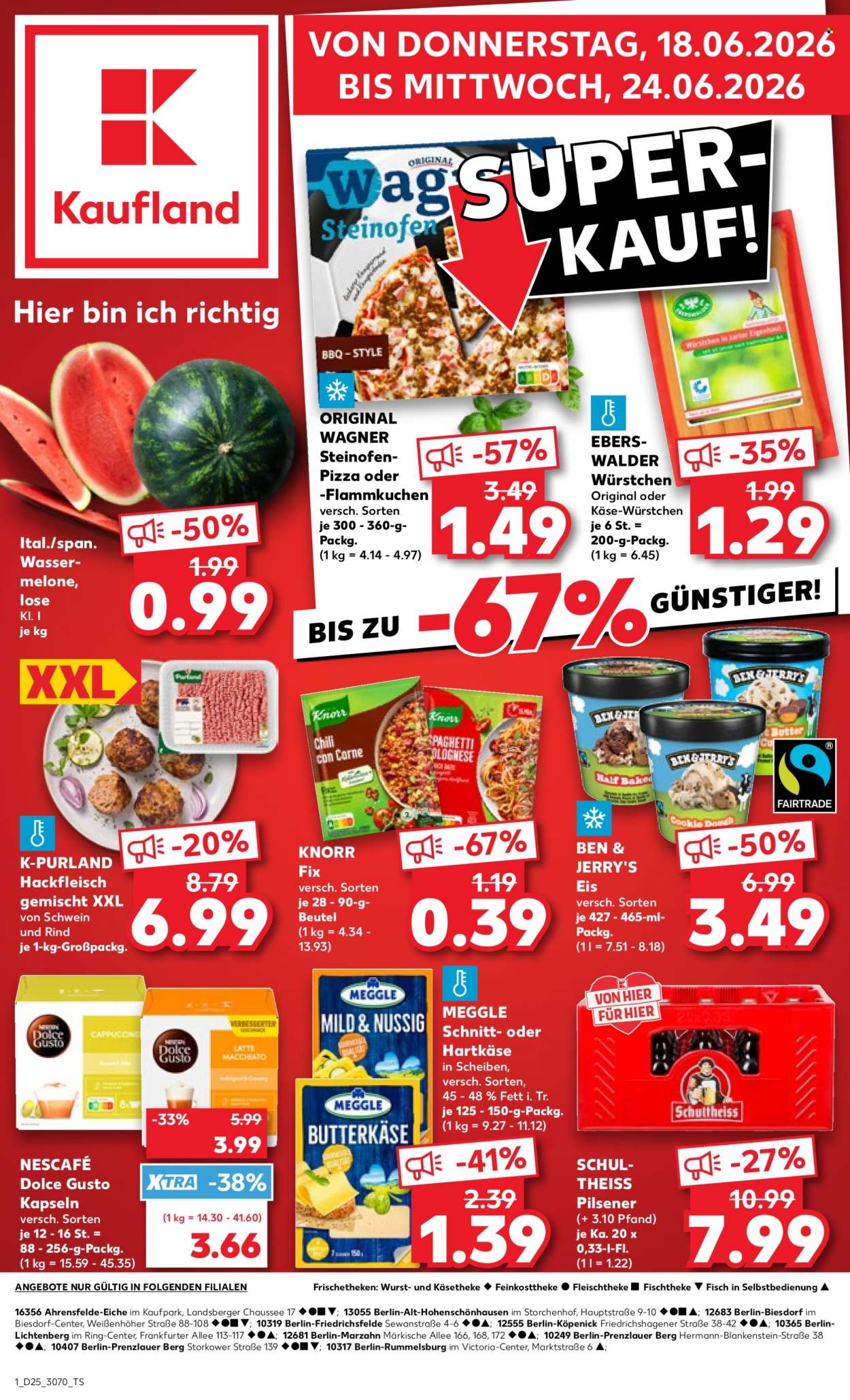Kaufland Prospekte  - 18.06.2026 - 24.06.2026. Seite 1