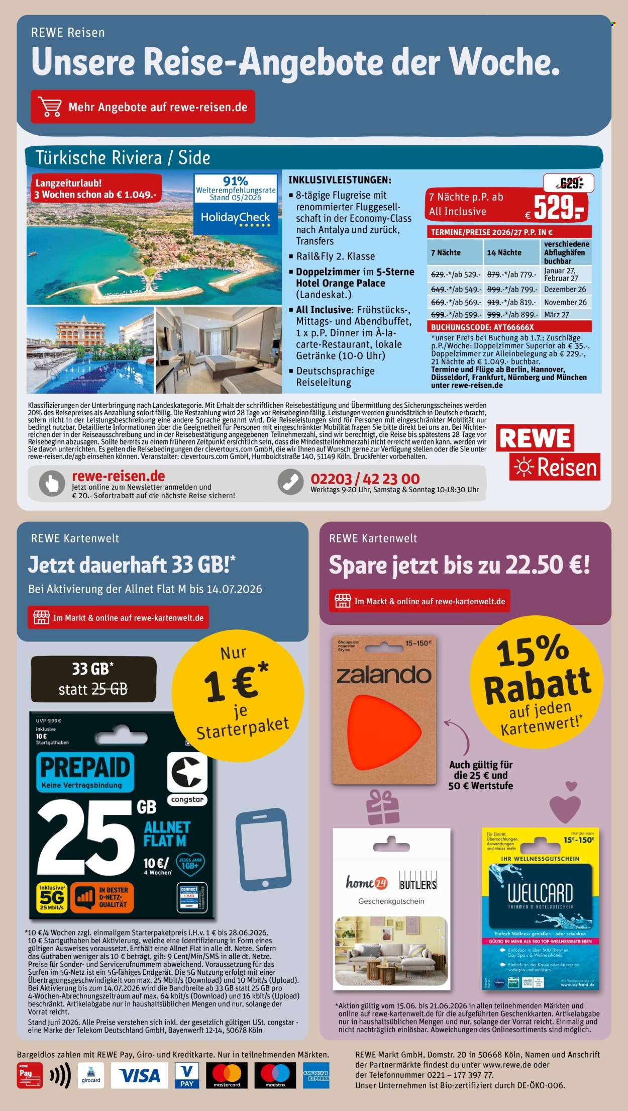 REWE Prospekte  - 15.06.2026 - 21.06.2026. Seite 30