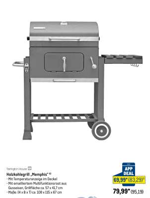 Holzkohlegrill „Memphis“
