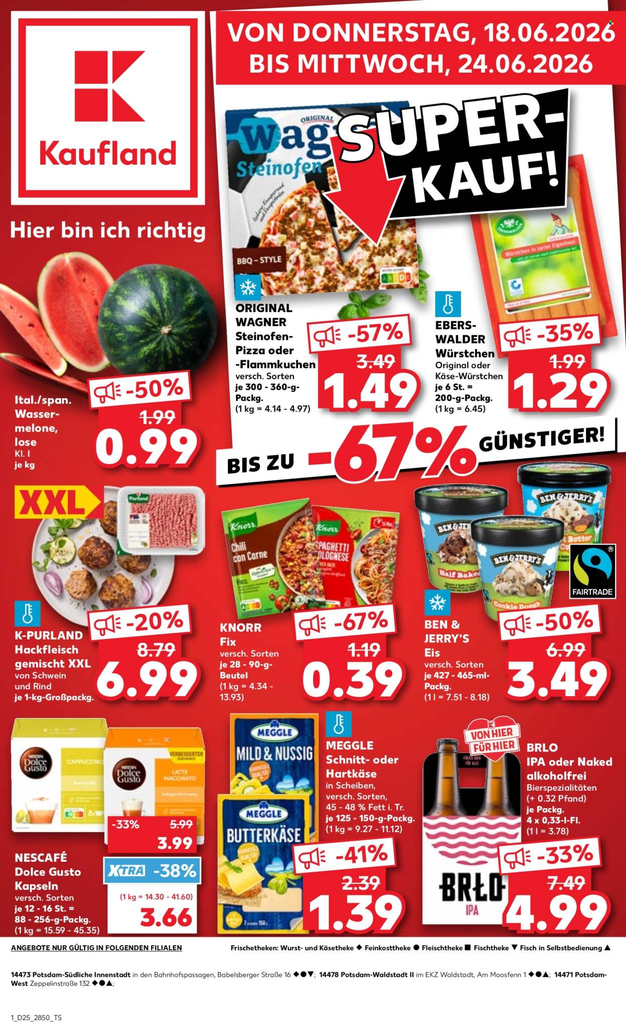 Kaufland Prospekte  - 18.06.2026 - 24.06.2026. Seite 1