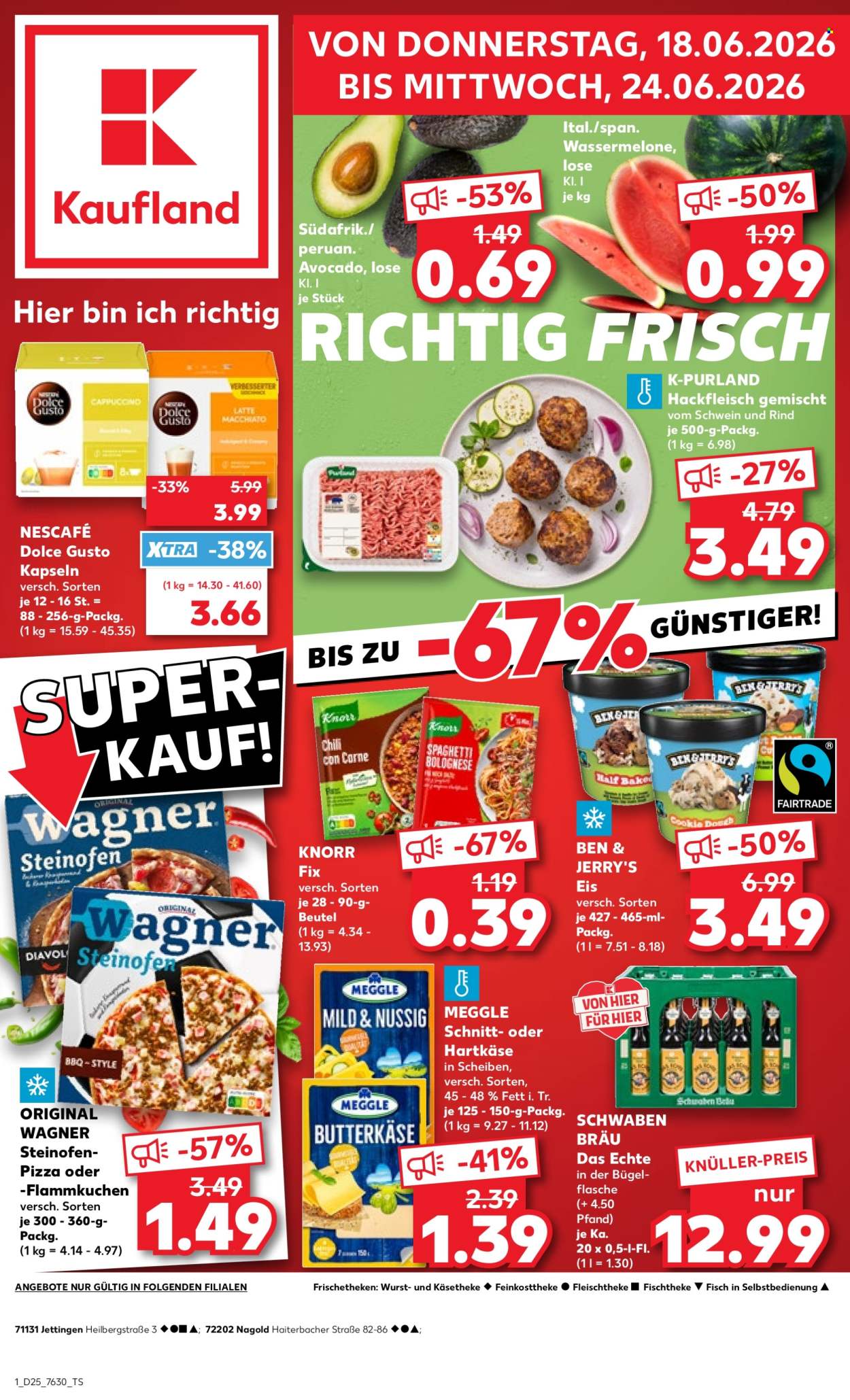 Kaufland Prospekte  - 18.06.2026 - 24.06.2026. Seite 1
