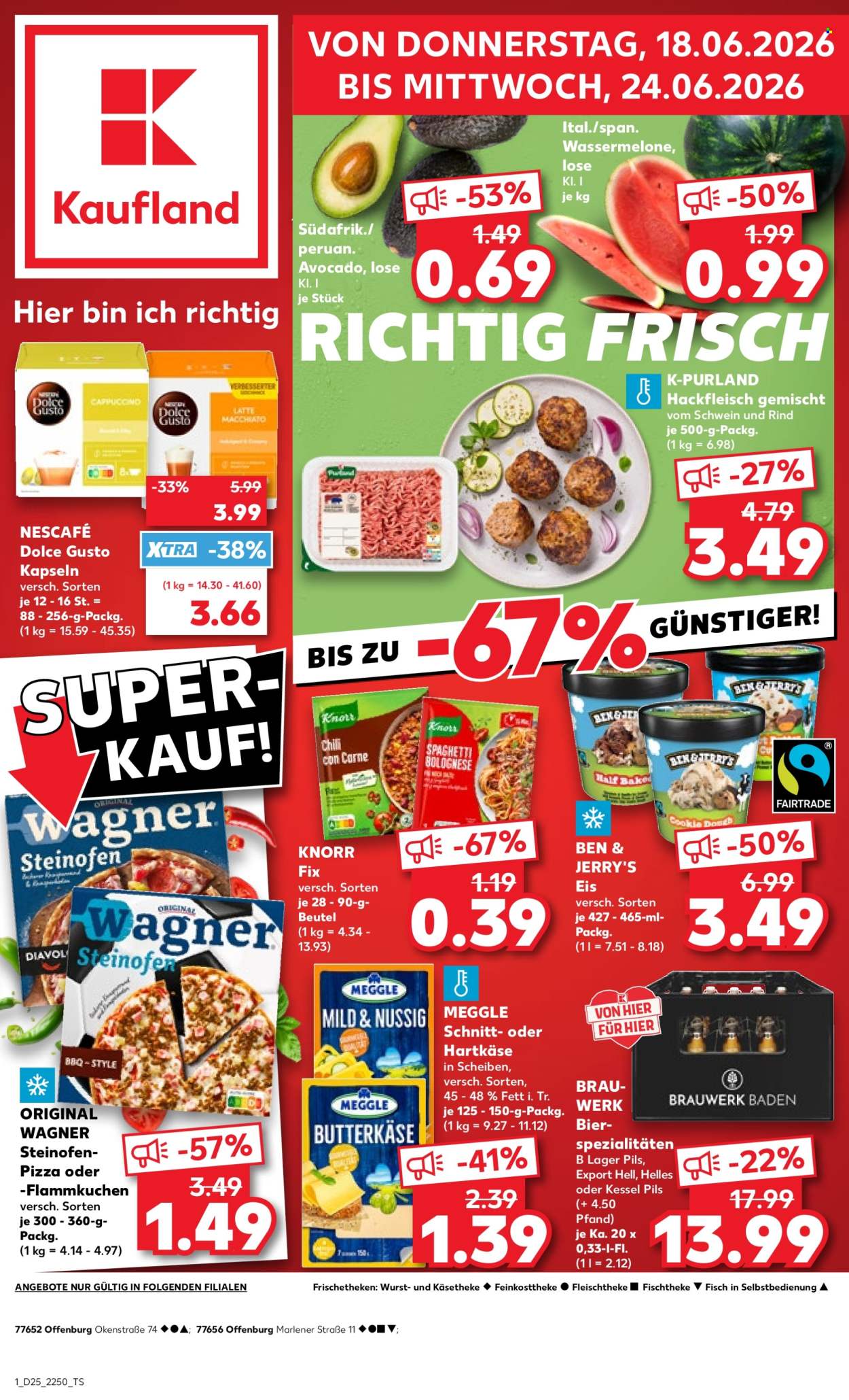 Kaufland Prospekte  - 18.06.2026 - 24.06.2026. Seite 1