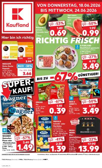 Prospekte Kaufland - 18.06.2026 - 24.06.2026.