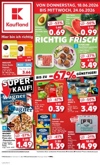 Prospekte Kaufland - 18.06.2026 - 24.06.2026.