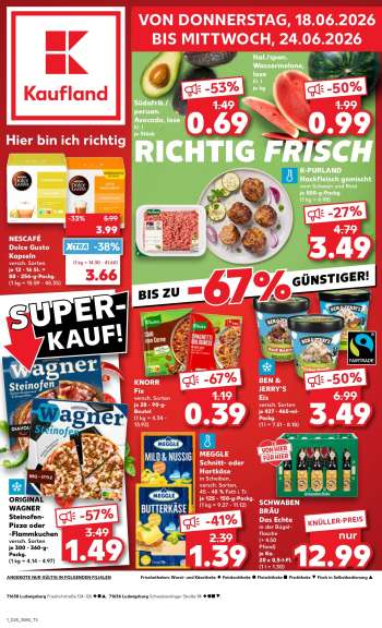 Prospekte Kaufland - 18.06.2026 - 24.06.2026.