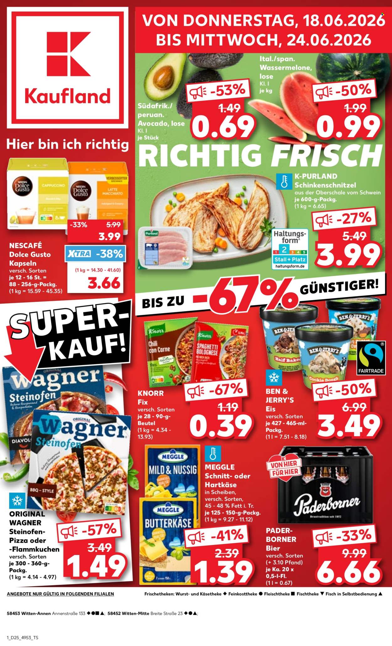 Kaufland Prospekte  - 18.06.2026 - 24.06.2026. Seite 1