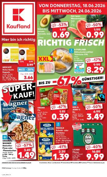 Prospekte Kaufland - 18.06.2026 - 24.06.2026.