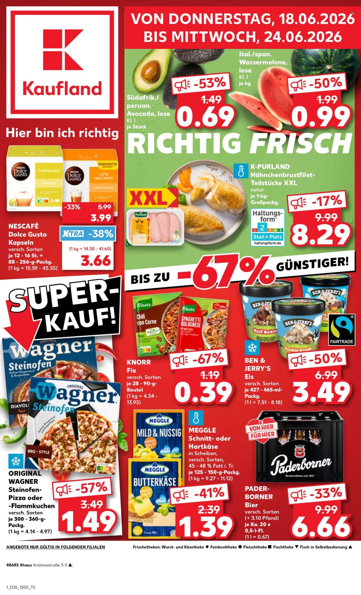 Kaufland Prospekte  - 18.06.2026 - 24.06.2026. Seite 1
