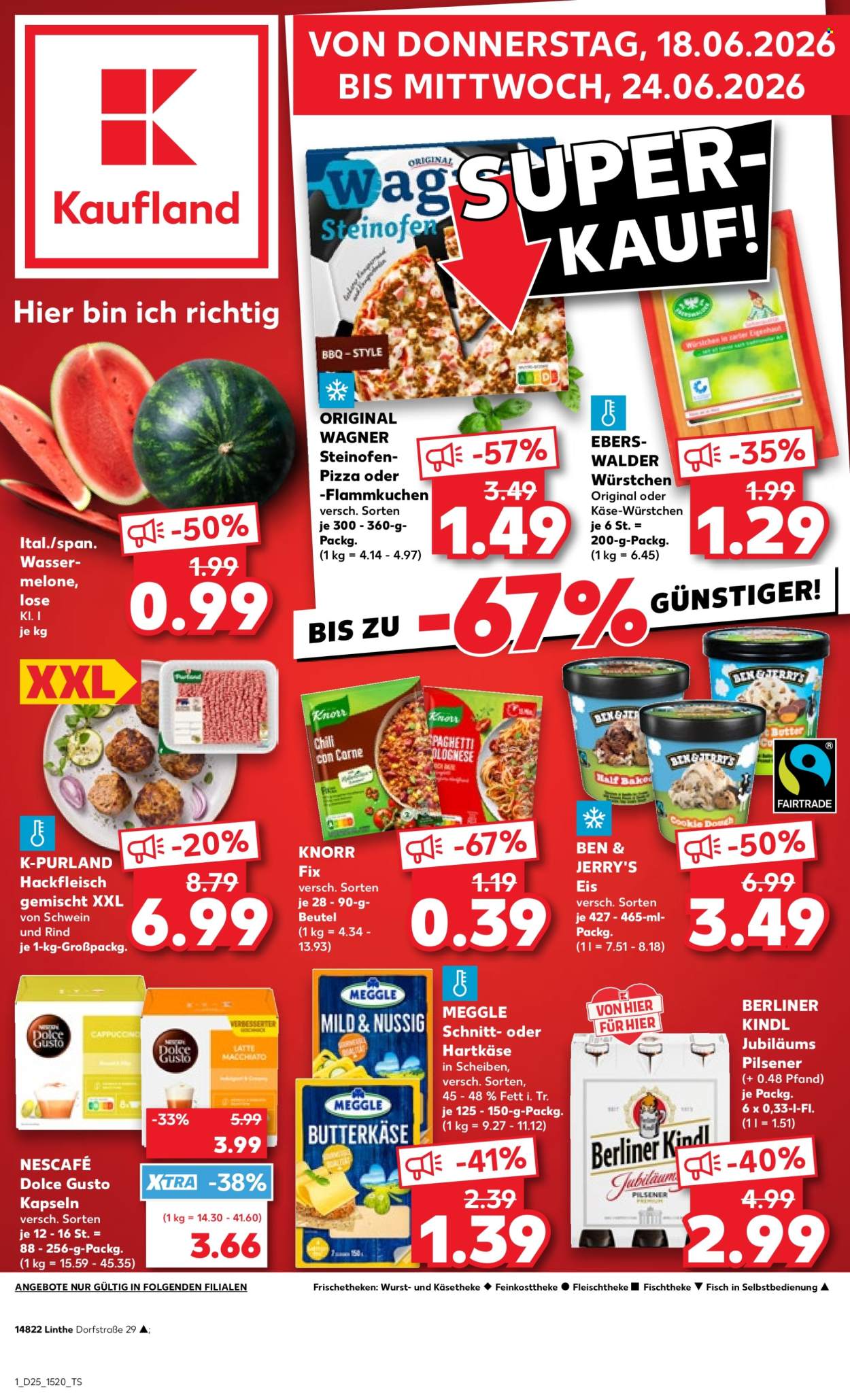 Kaufland Prospekte  - 18.06.2026 - 24.06.2026. Seite 1
