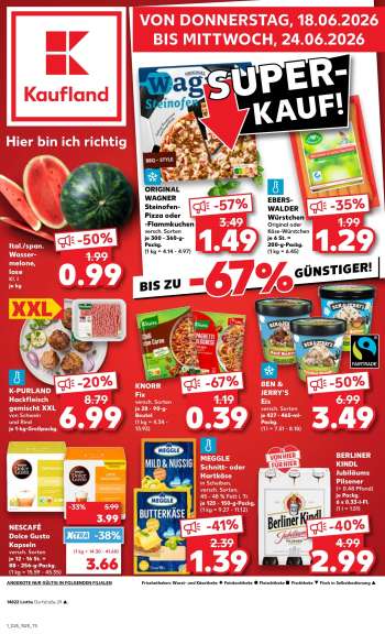 Prospekte Kaufland - 18.06.2026 - 24.06.2026.