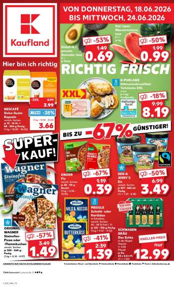 Prospekte Kaufland - 18.06.2026 - 24.06.2026.