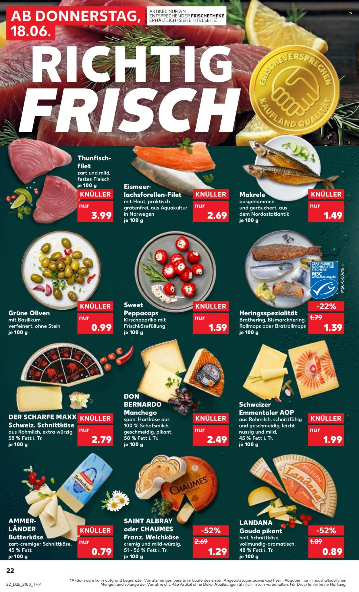 Kaufland Prospekte  - 18.06.2026 - 24.06.2026. Seite 22