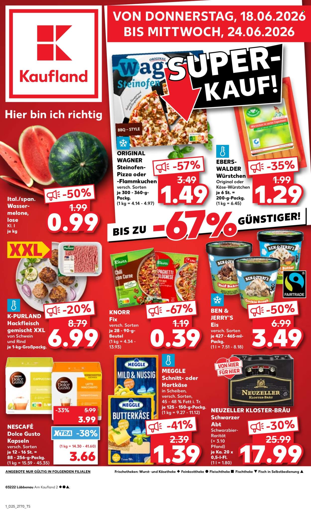 Kaufland Prospekte  - 18.06.2026 - 24.06.2026. Seite 1