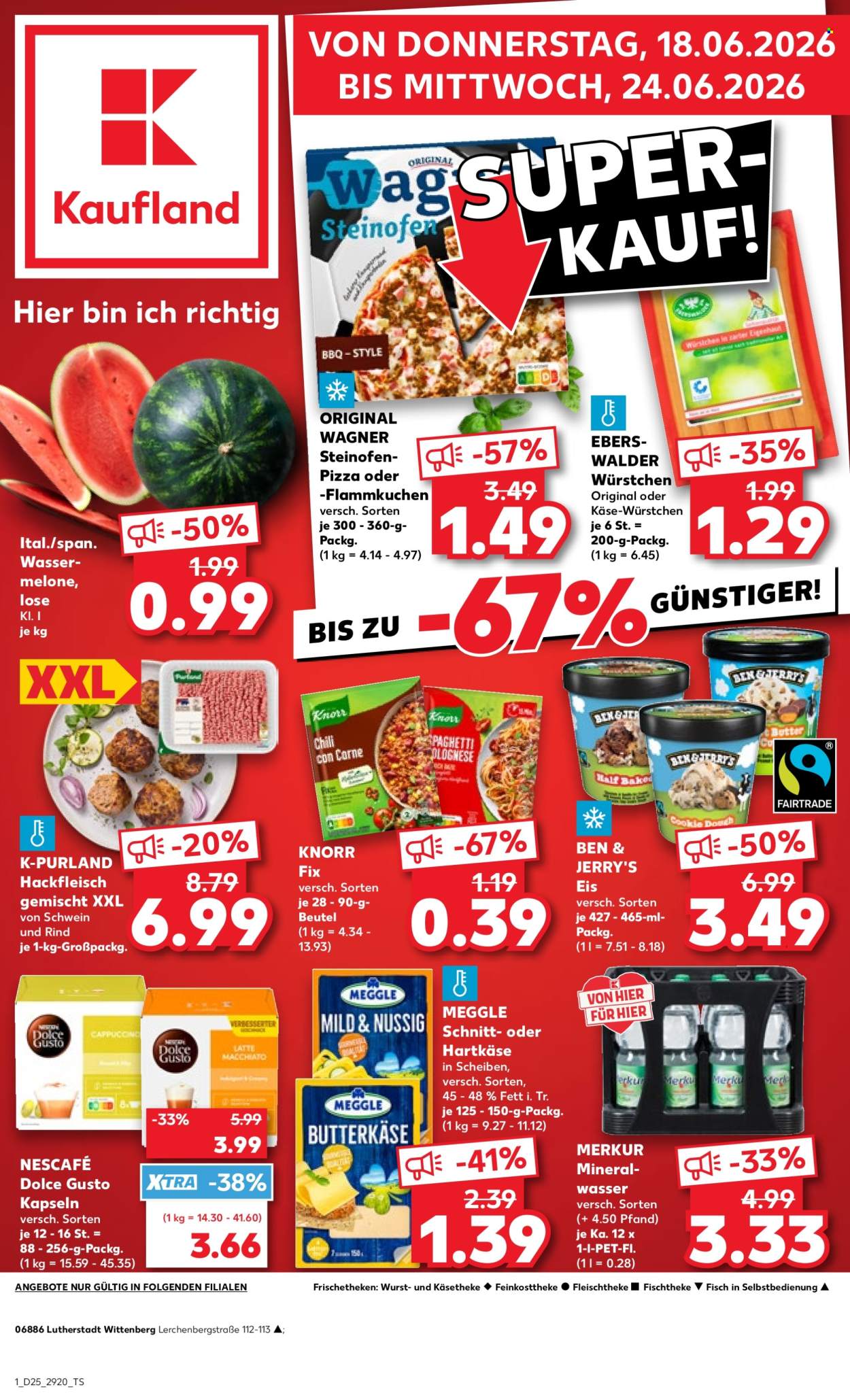 Kaufland Prospekte  - 18.06.2026 - 24.06.2026. Seite 1