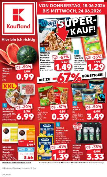 Prospekte Kaufland - 18.06.2026 - 24.06.2026.